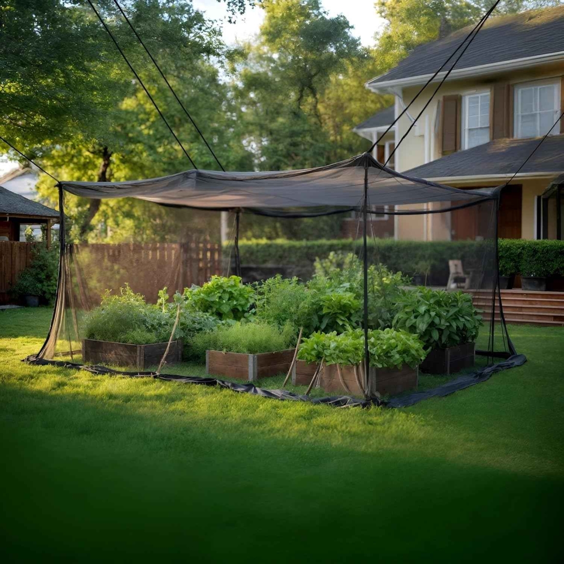 Engmaschiges Insektenschutznetz: Zuverlässiger Schutz vor Insekten, langlebig und leicht, perfekt für den Garten.